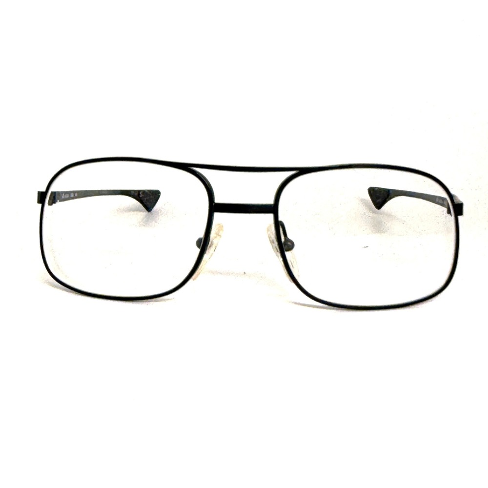 ArtCraft USA DR 55-18 140‎ Black Double Bridge Aviator Eyeglass Frames Mens
